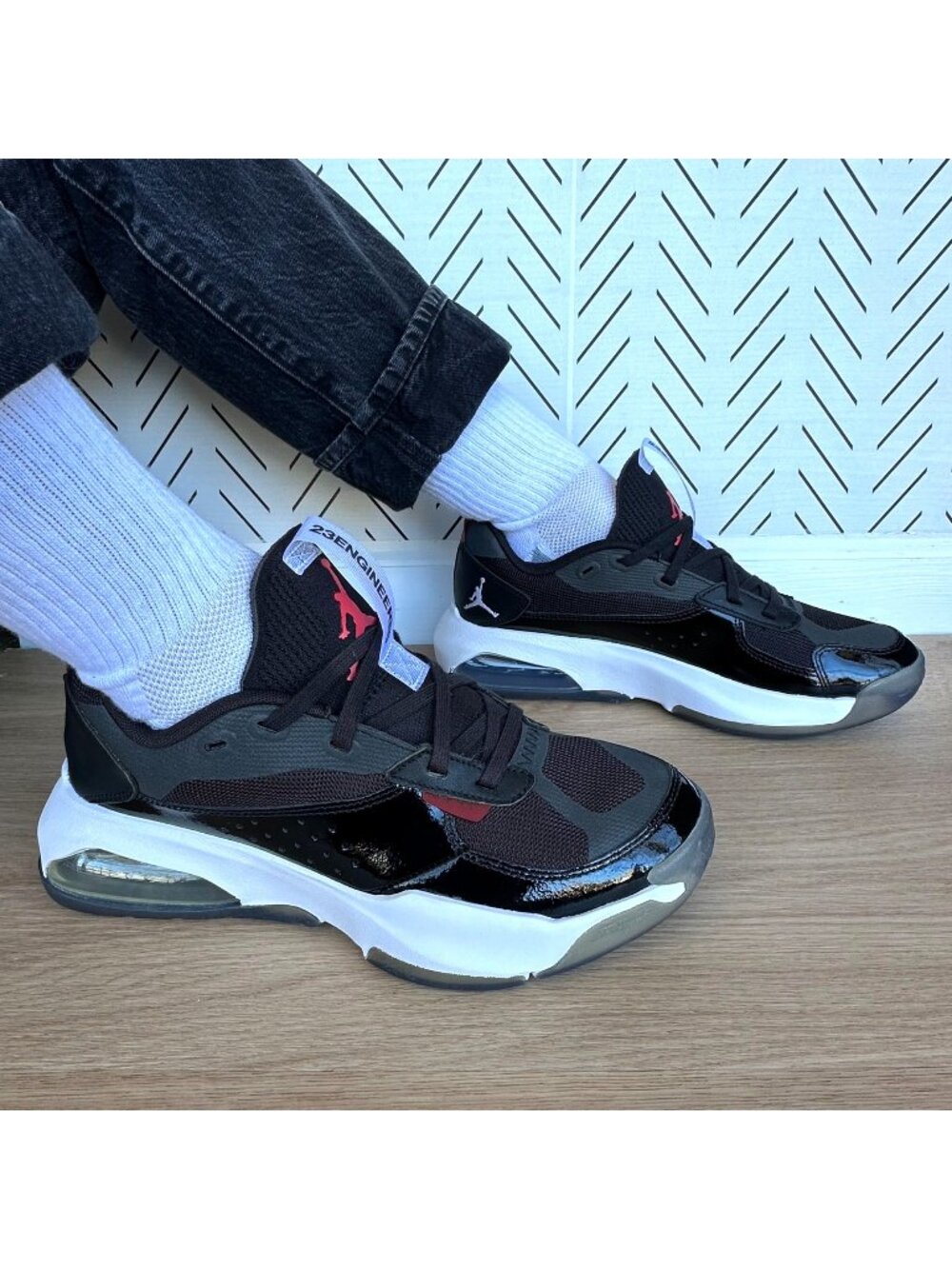 ⭐Rare Nike Jordan Air 200E Sneakers Shoes Athletic Sneakers 9.5 Black DC9836-001